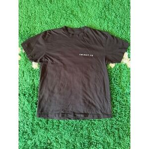 CMLBAIT CO Black Graphic T Shirt Fishing Mens Size Large
